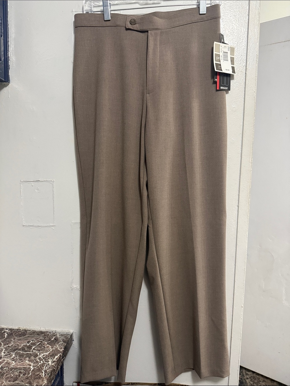 Briggs New York Women's Pantsuit Trousers in Taupe